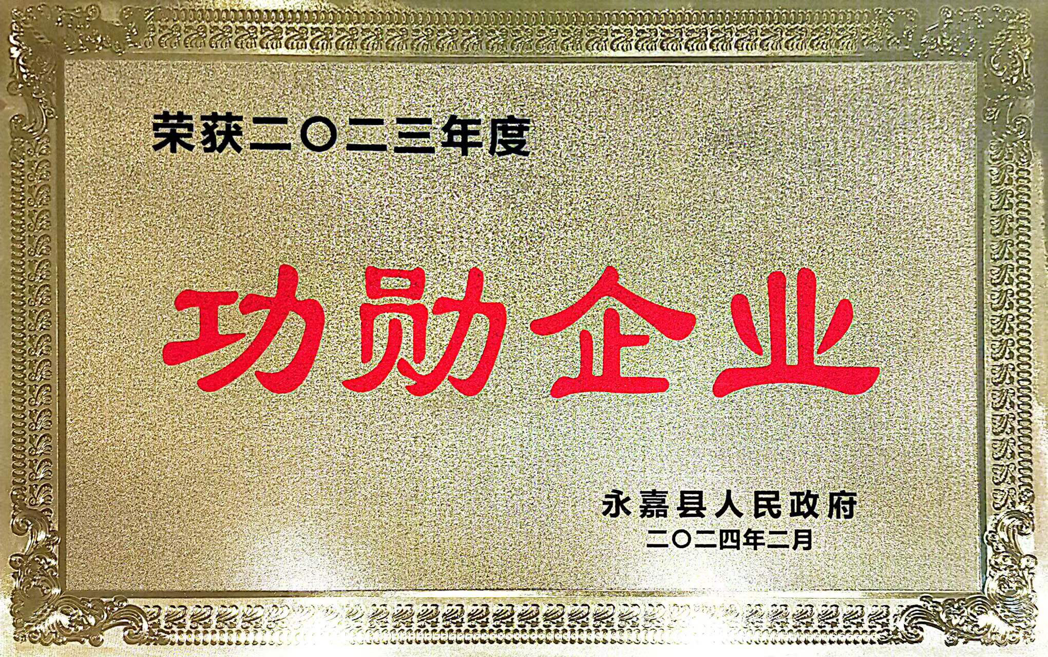 喜报！pa真人集团荣获永嘉县“功勋企业”等荣誉称号